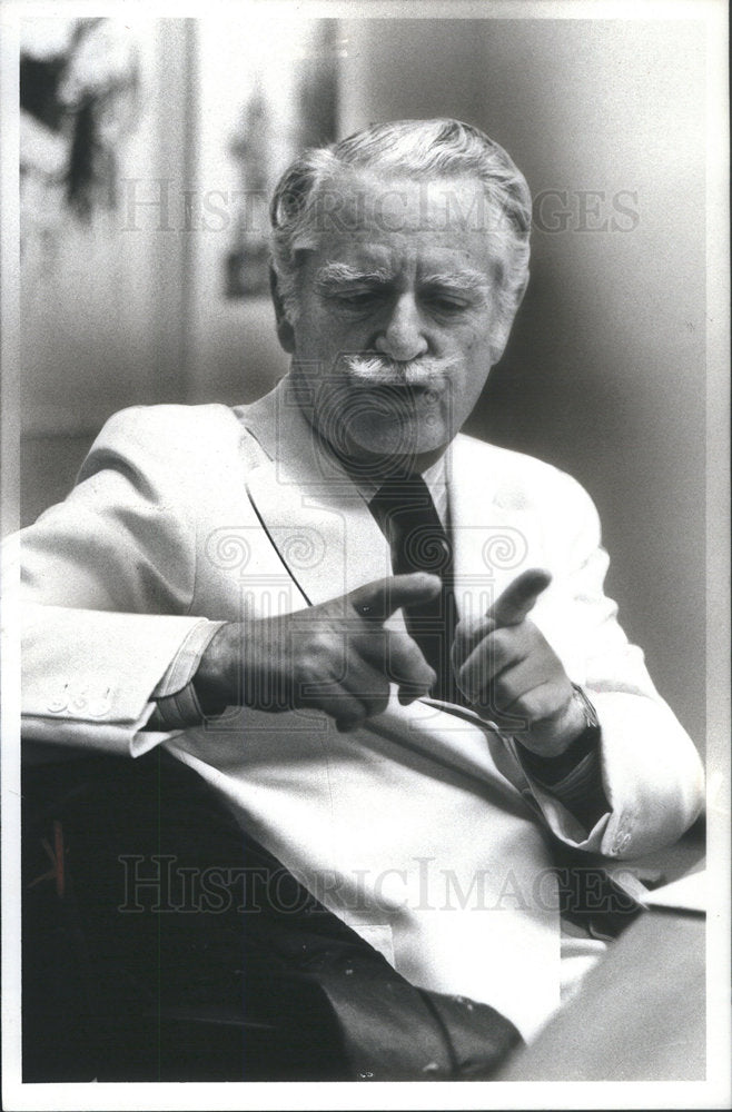 1980 Press Photo WILLARD ESPY U.S. EDITOR PHILOLOGIST WRITER POET - Historic Images