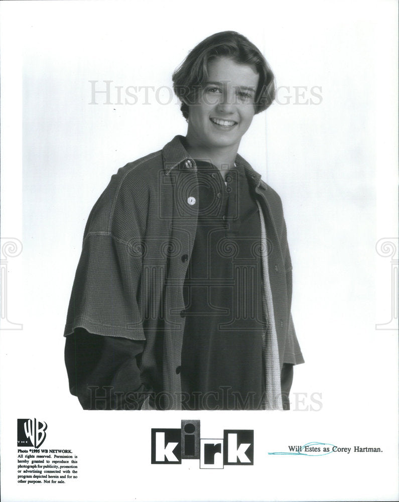 Press Photo Will Estes as Corey Hartman act &quot;Kirk&quot; - Historic Images