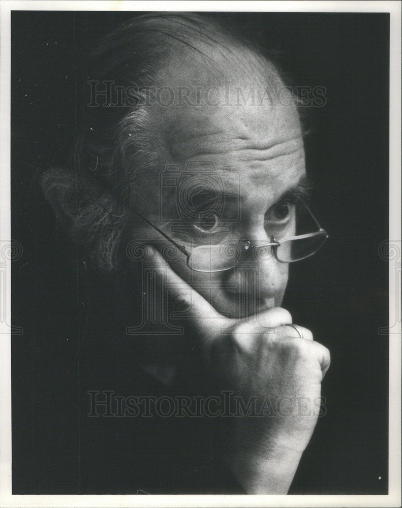 1987 Press Photo AUGUST EVERDING GERMAN OPERA DIRECTOR ADMINISTRATOR - Historic Images