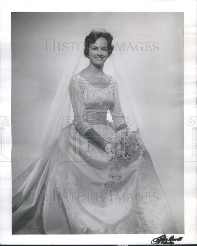 1963 Press Photo Christ Church in Winnetka Louise Fisk and Kimball Lufkin Morria - Historic Images