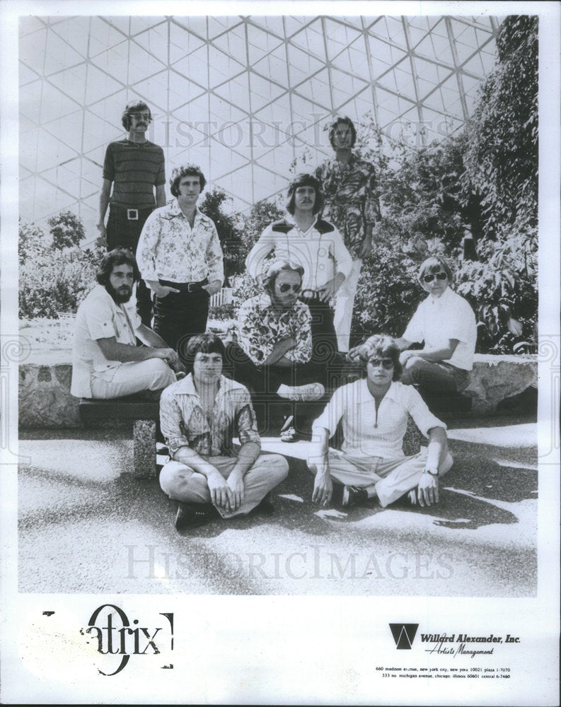 1977 Press Photo MATRIX POP MUSIC GROUP - Historic Images