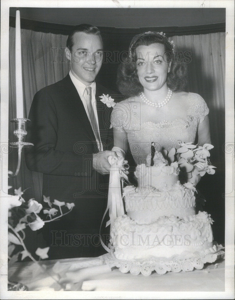 1960 Press Photo Mollie Netcher Bragno &amp; Husband Albert C. Bostwick Jr. - Historic Images