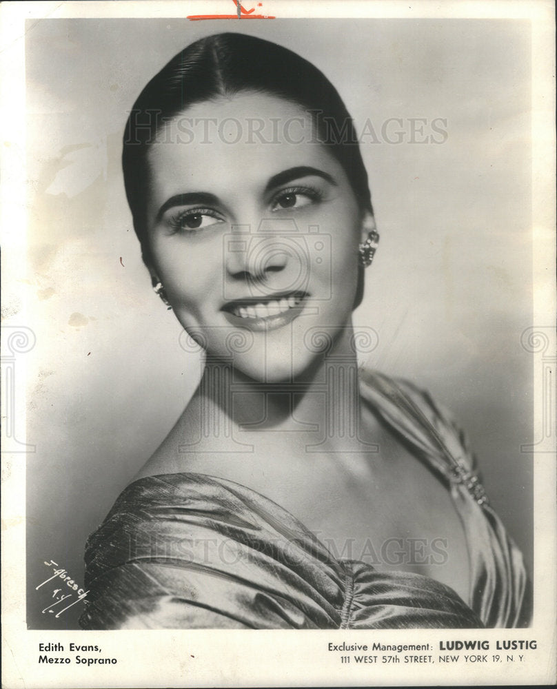 1962 Dame Edith Mary Evans British Actress Mezzo Seprano - Historic Images