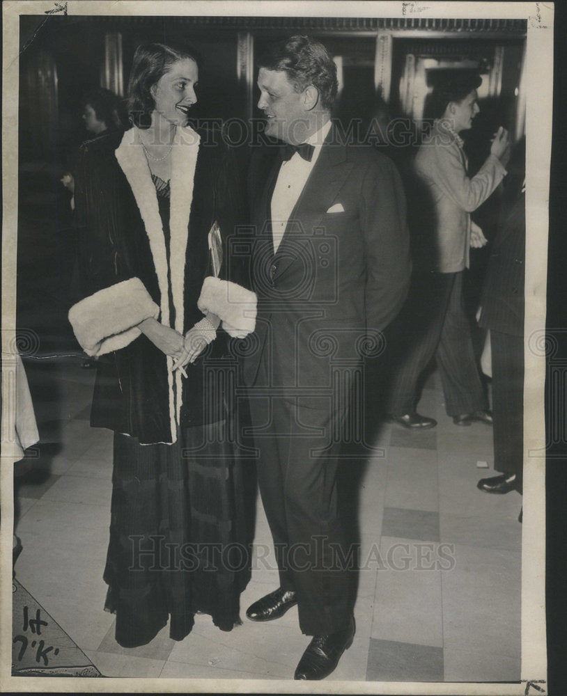 1949 Press Photo MR MRS.CHARLES HOSMER MORSE JR. - Historic Images