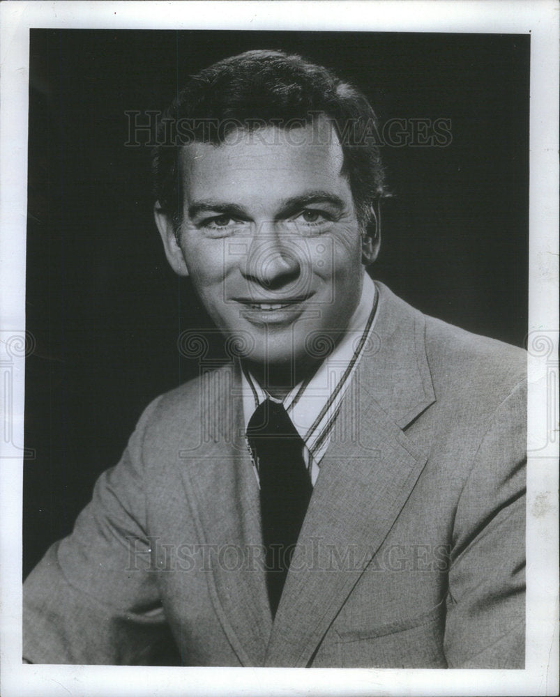 1971 Rob McBride TV Newscaster Journalism - Historic Images