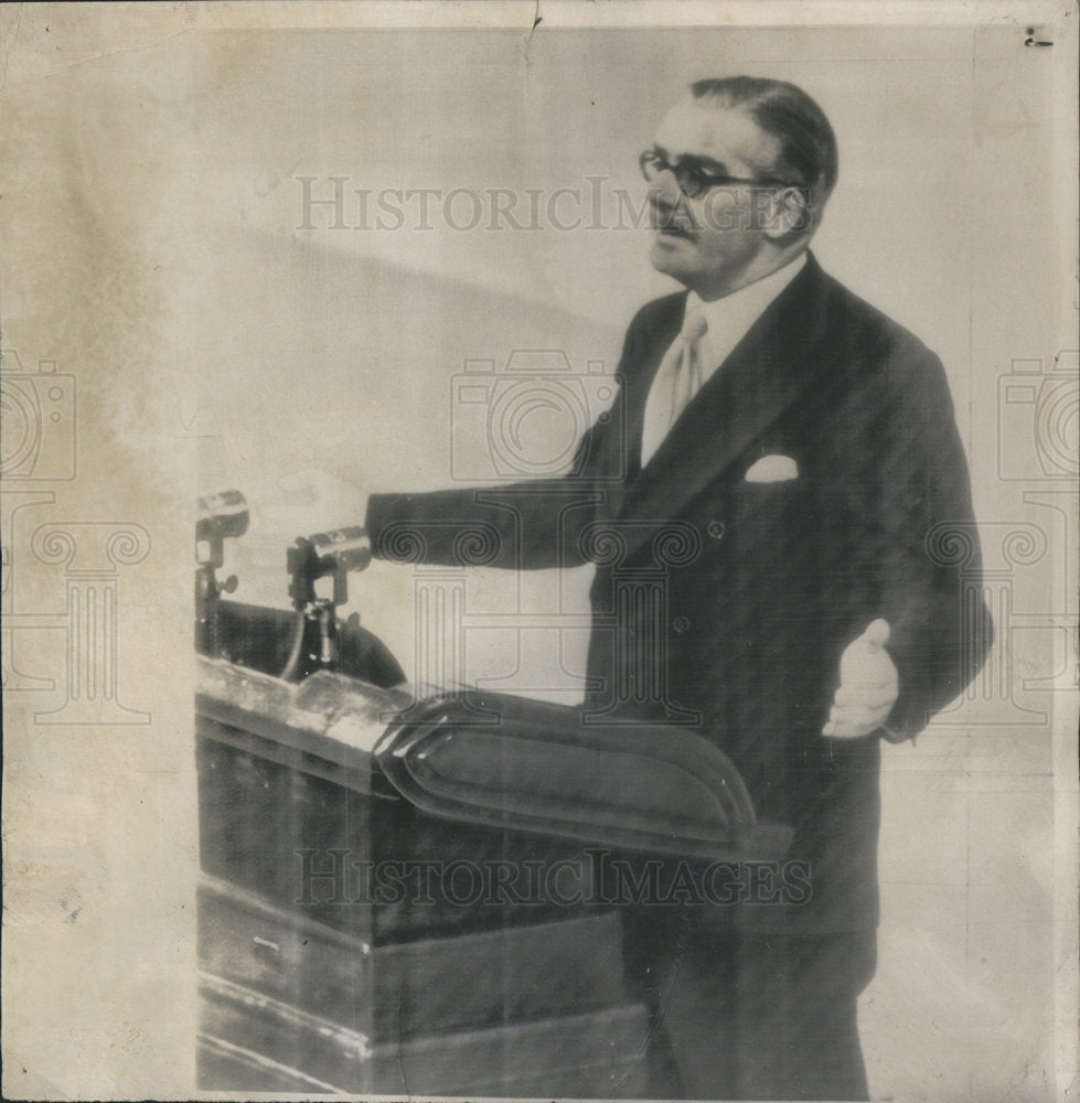 1951 Press Photo Britain&#39;s foreign secy Anthony Eden - Historic Images