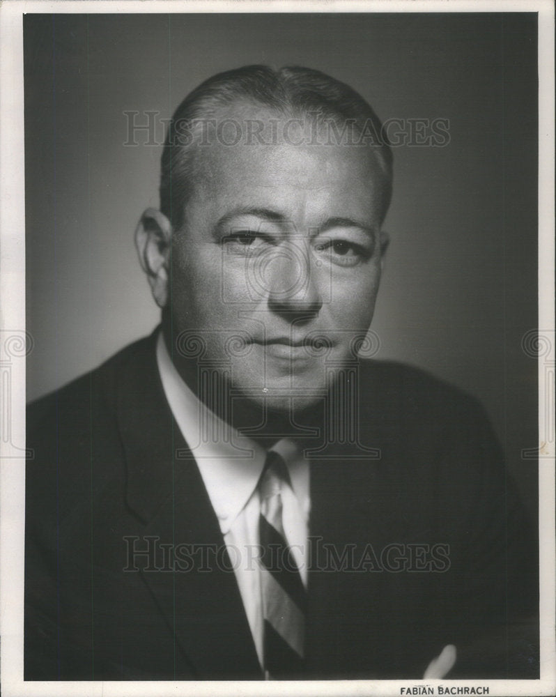 1963 Press Photo Businessman William L. Morrisette Jr. - Historic Images