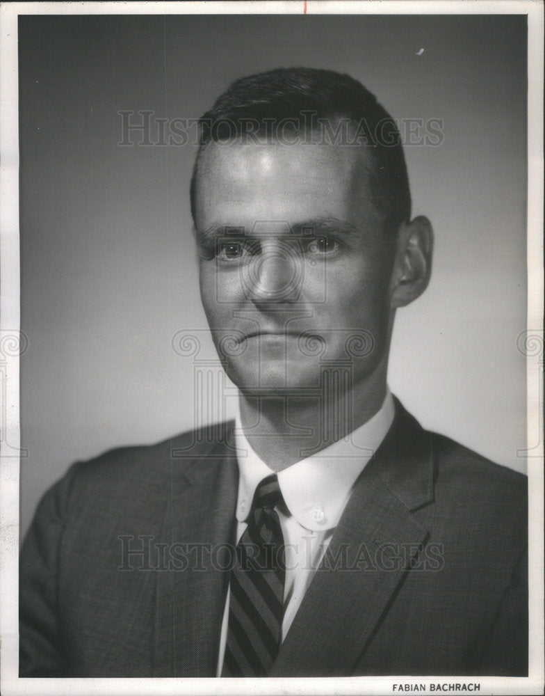 1967 Press Photo Tod O. Morrow of Borg Warner Group - Historic Images