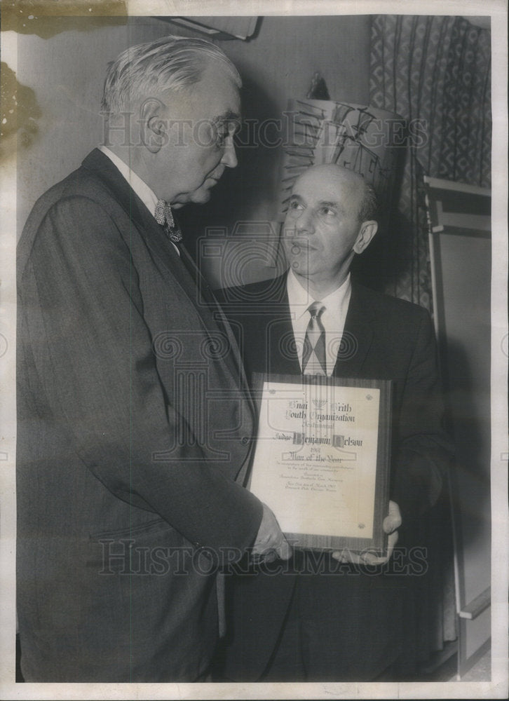 1962 Press Photo Municipal Judge Benjamin Nelson - Historic Images