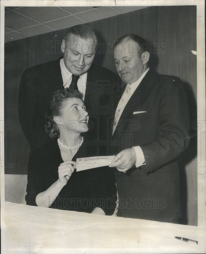 1955 Press Photo Georgianne Richards Director Business Administration - Historic Images