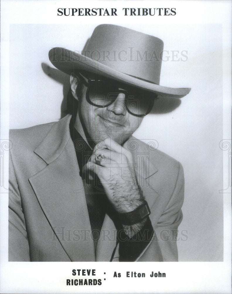 1991 Press Photo STEVE RICHARDS ENTERTAINER - RSC83379 - Historic Images