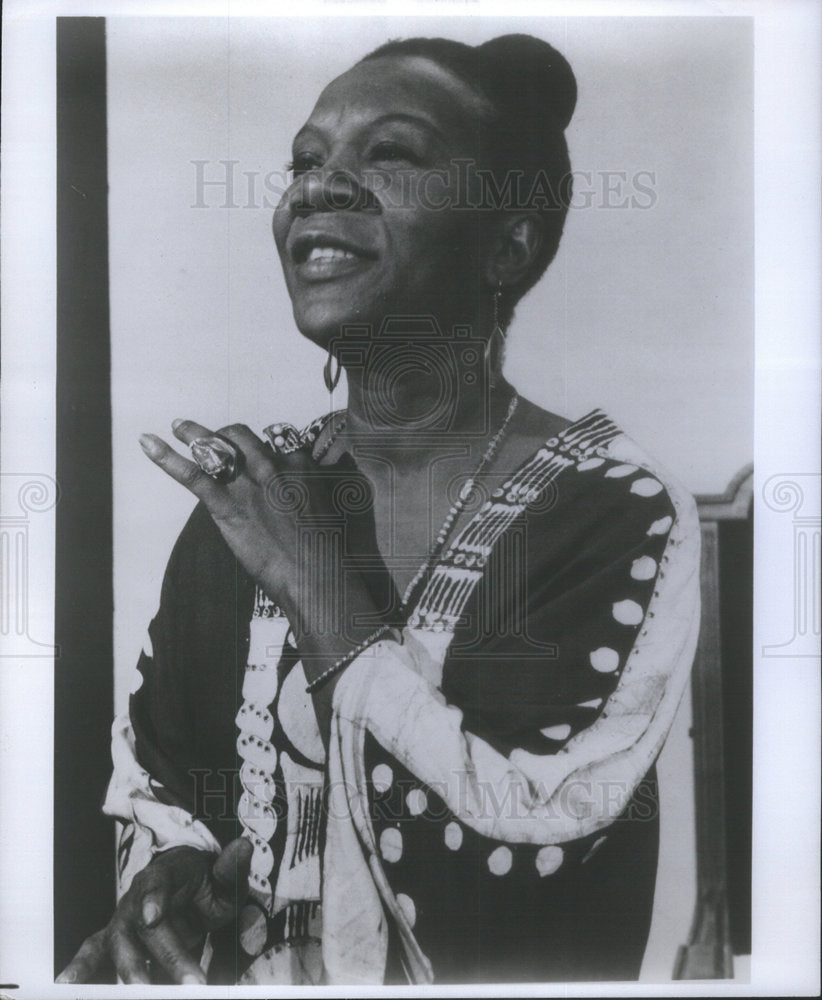 1978 Press Photo Beah Richards American Actress Stage Screen Television Illinois - Historic Images