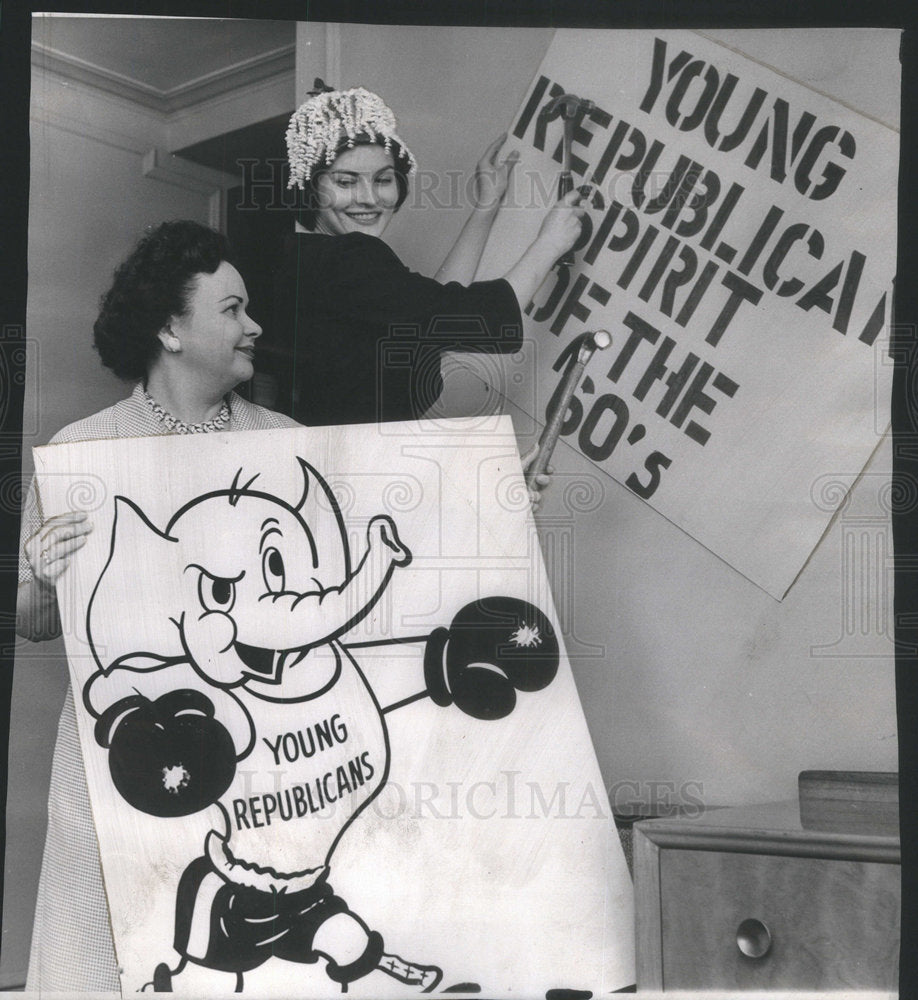 1960 Miss Leone Richards Young Republican Organization - Historic Images