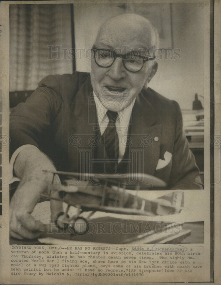 1970 Eddie V Rickenbacker Aviator-Historic Images