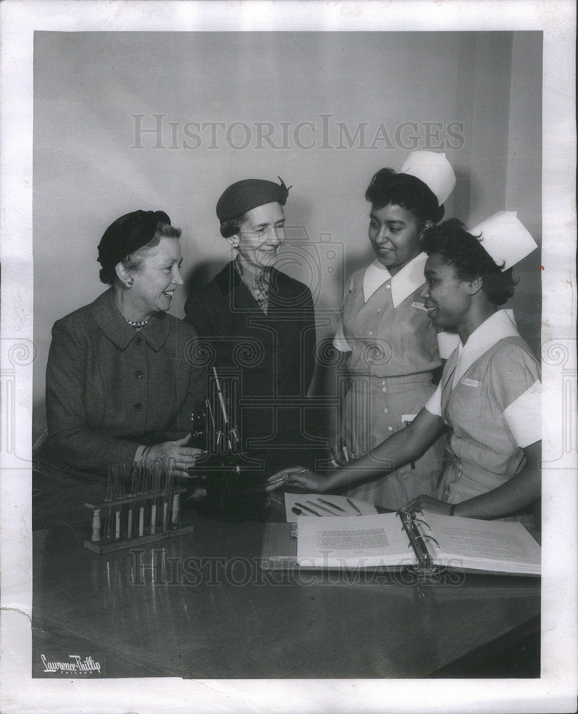 1958 Press Photo Henry T Ricketts Chairman Women&#39;s Division - Historic Images