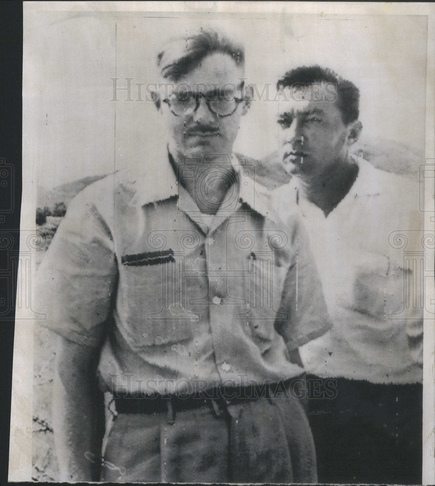 1955 Press Photo Walter A. Rickett American Prisoner of War &amp; Scholar - Historic Images