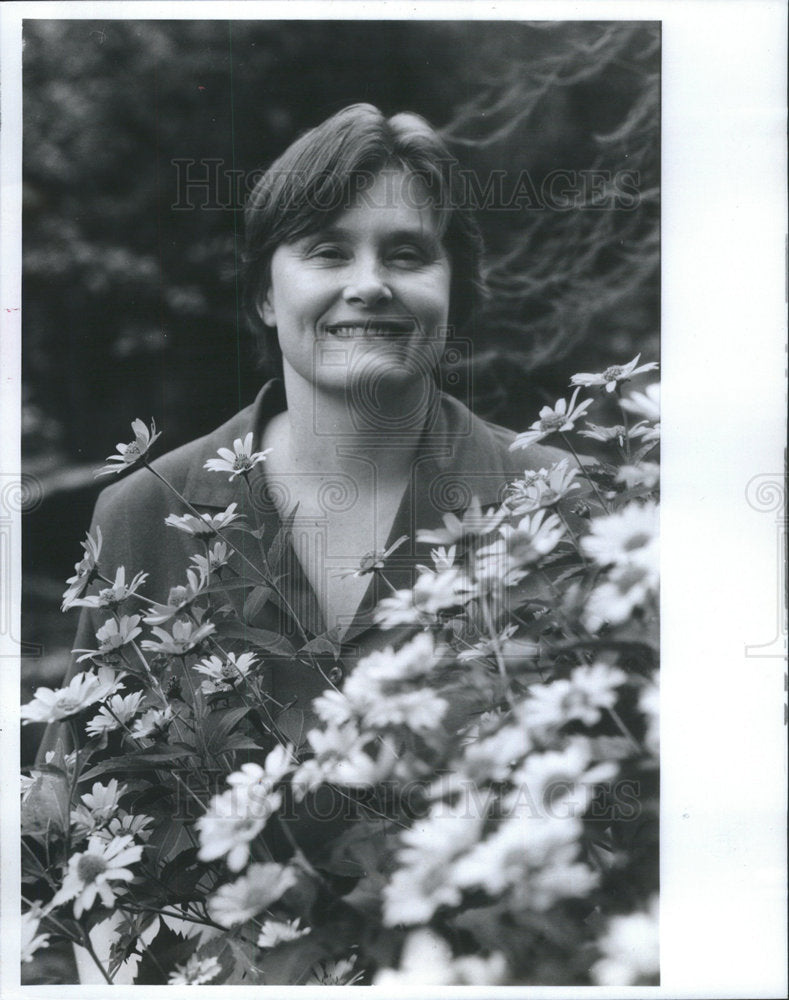 1993 Press Photo Kathleen Norr American Nursing College Student Ill University - Historic Images