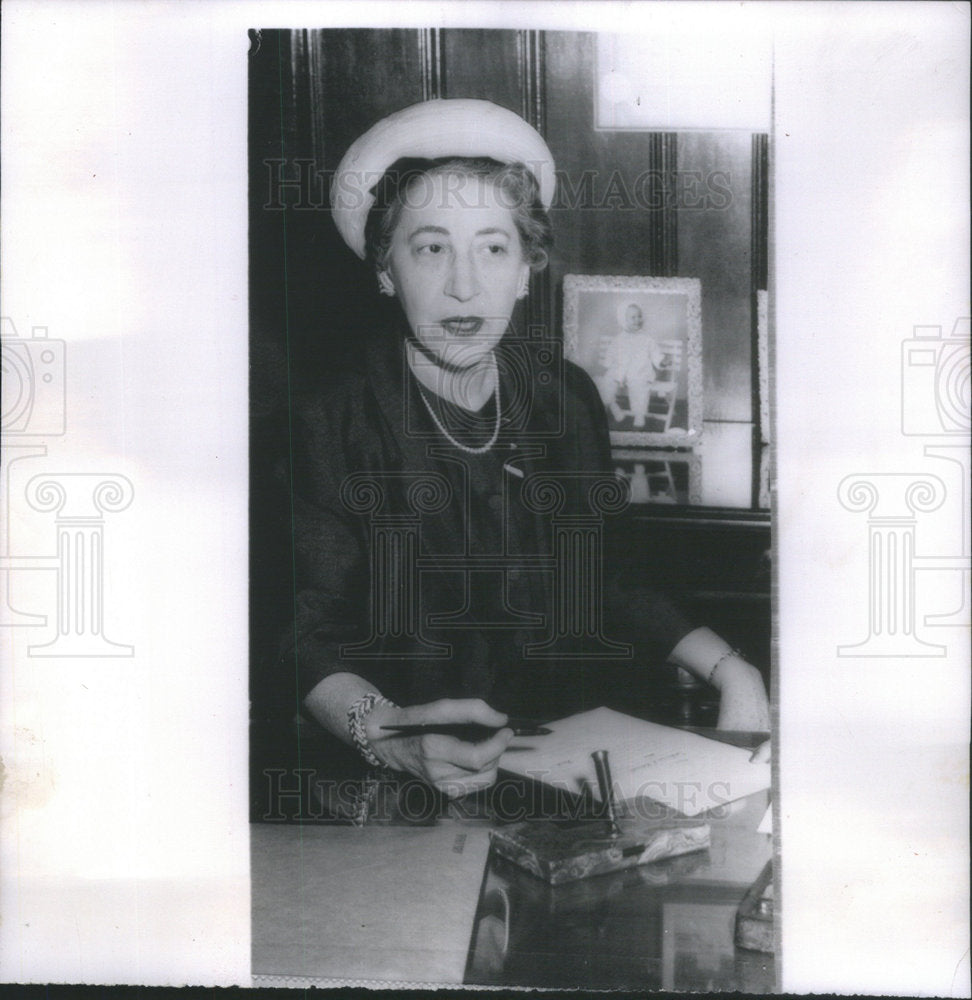 1961 Press Photo Mrs. W. F. (Catherine) Norrell United States Arkansas Democrat - Historic Images