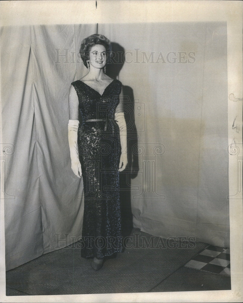 1960 Mrs. Bruce Norris Chicago City Socialite  - Historic Images