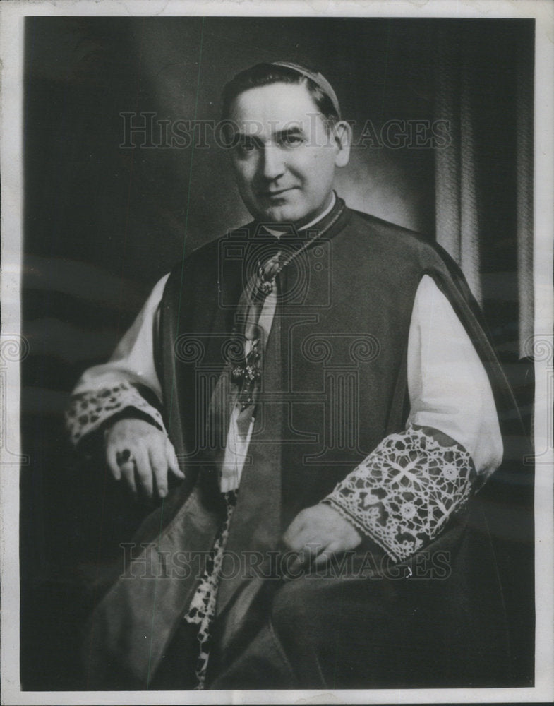 1946 Press Photo Coadjutor Bishop Elect Thomas L Noa - Historic Images