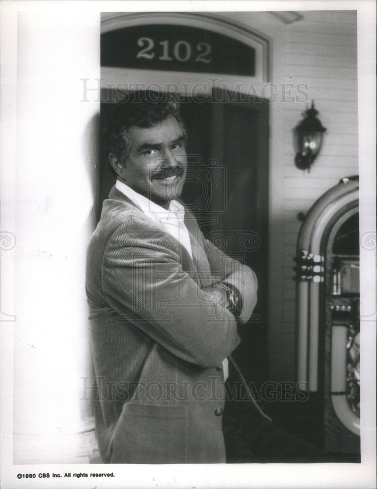 1990 Press Photo BURT REYNOLDS AMERICAN ACTOR - Historic Images