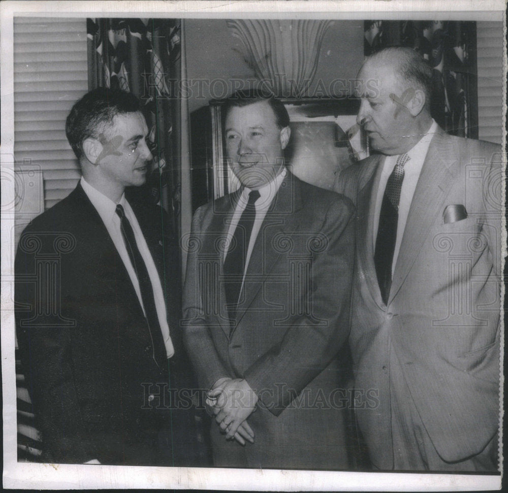 1954 Press Photo CIO President United Auto Walter P Reuther - Historic Images
