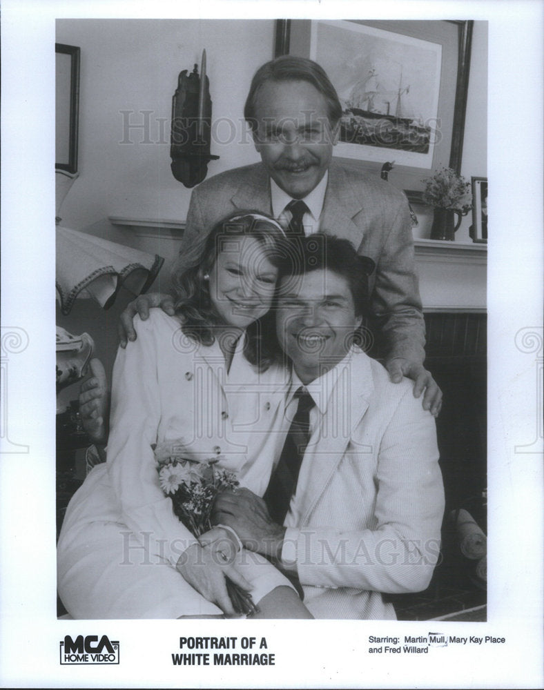 None Martin Mull Actor With Mary Place Willard In Portrait Of A White Marriage - Historic Images
