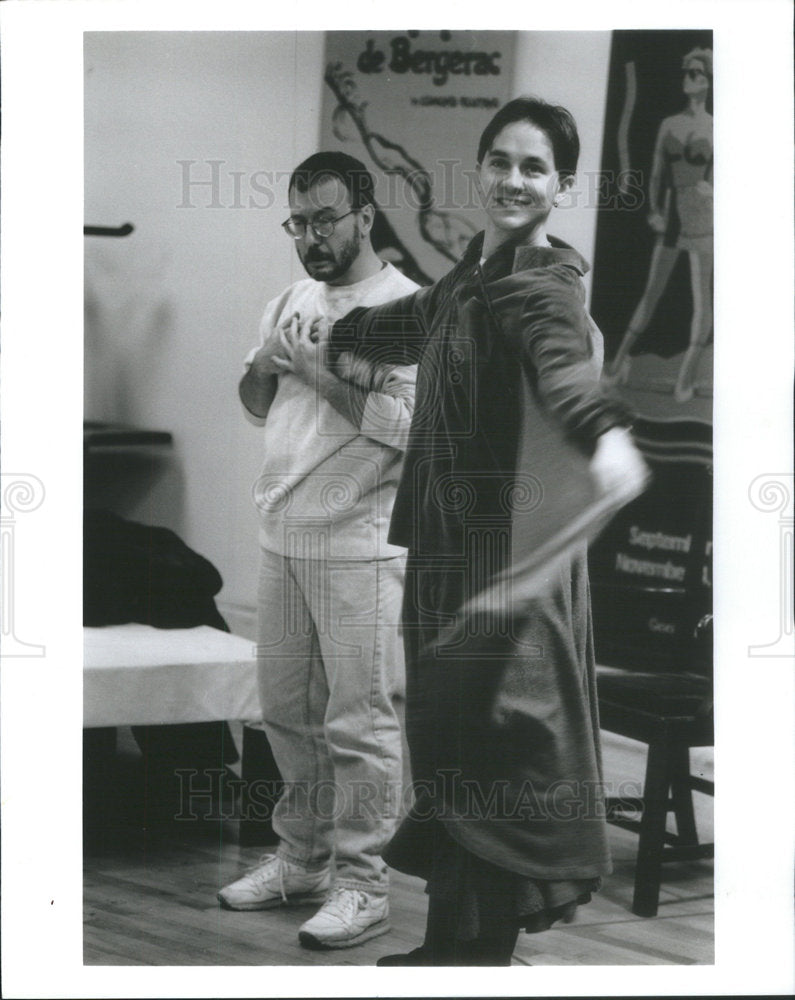 1996 Press Photo Actors Guy Adkins and Tom Mula - Historic Images