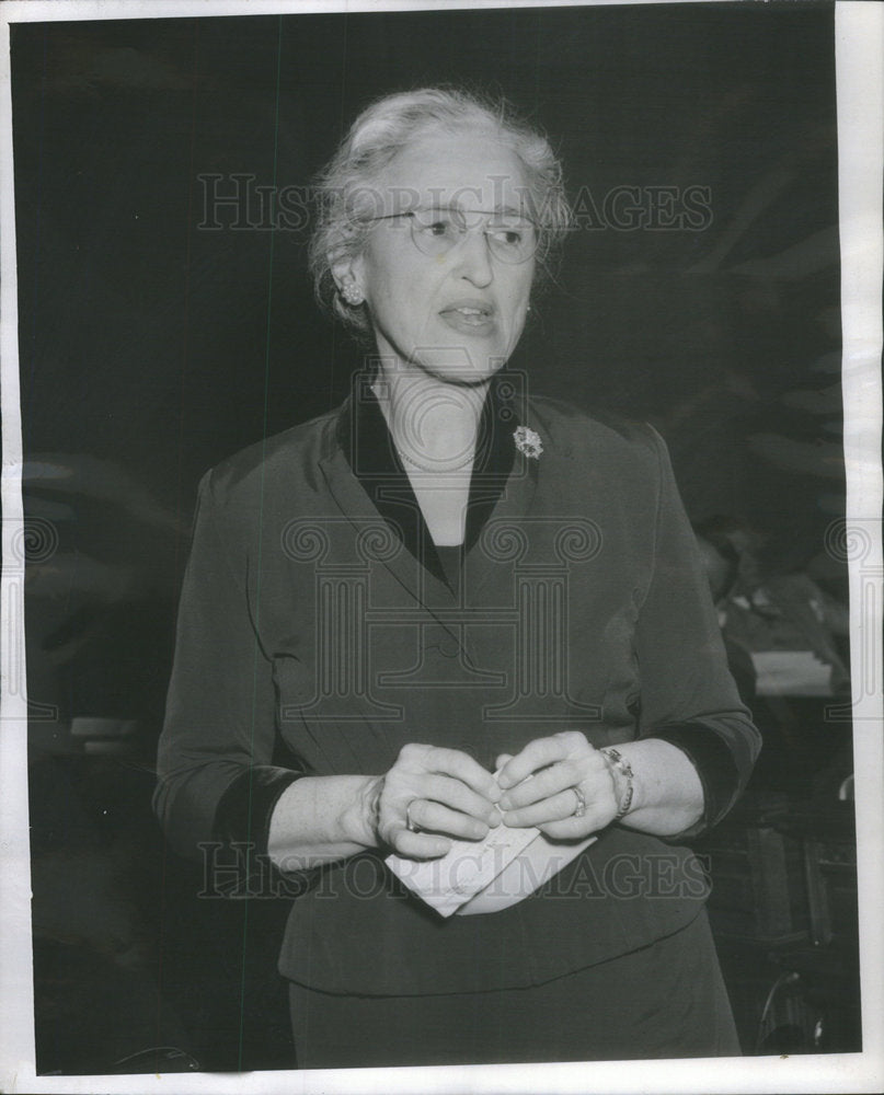 1958 MRS. HARRY M.MULBERRY GREAT CIVIC LEADER MEMBER BOARD EDUCATION - Historic Images