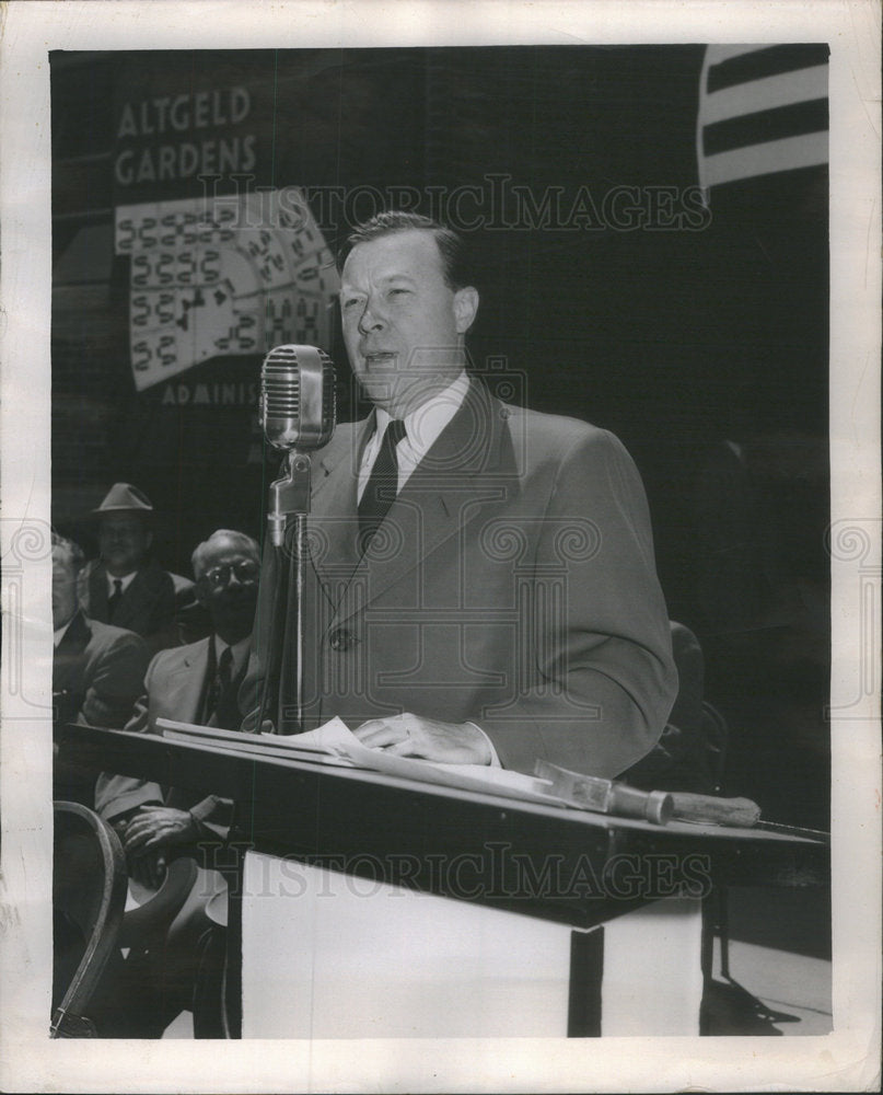 1958 Press Photo Walter P. Reuther great labor leader - Historic Images