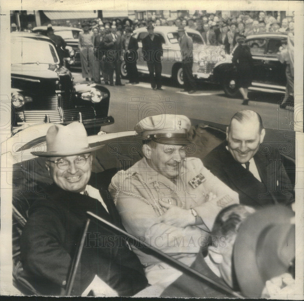 Press Photo Brigadier government Officials attending Official Event Chief Guest - Historic Images