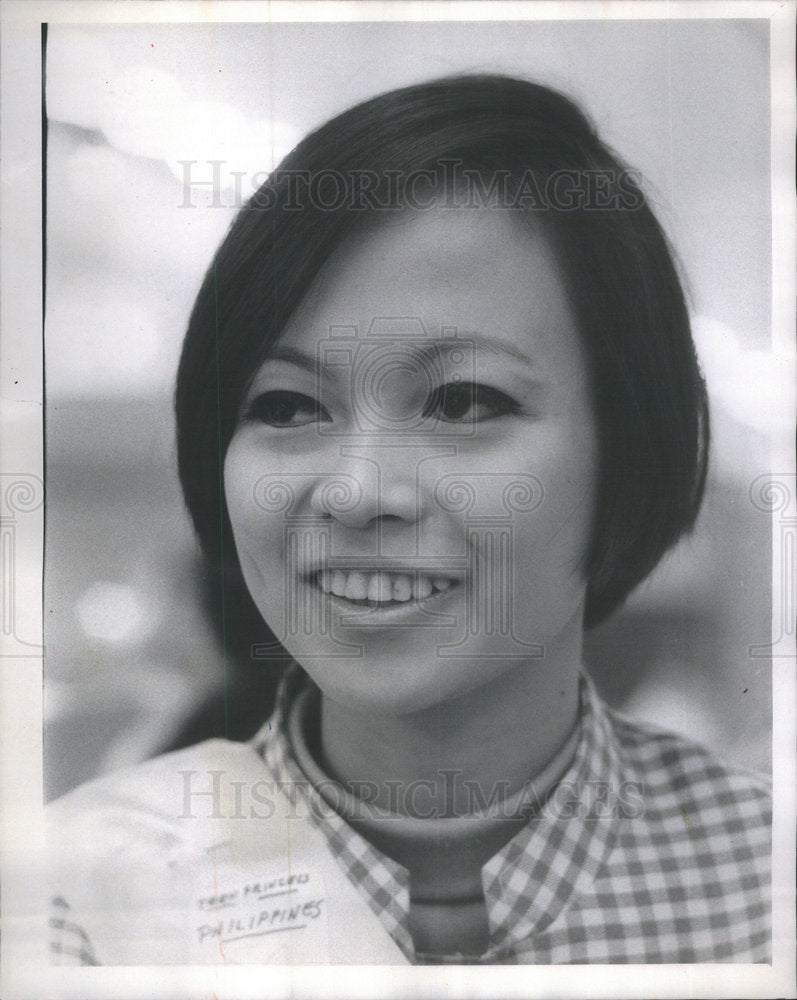 1968 Isabelita Roque Sy Philippines International Teen Princess 1968 - Historic Images