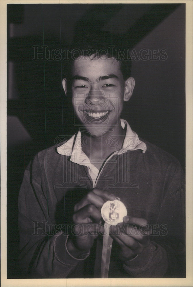 1994 Press Photo Stephen S. Wang world math champ - RSC84559 - Historic Images