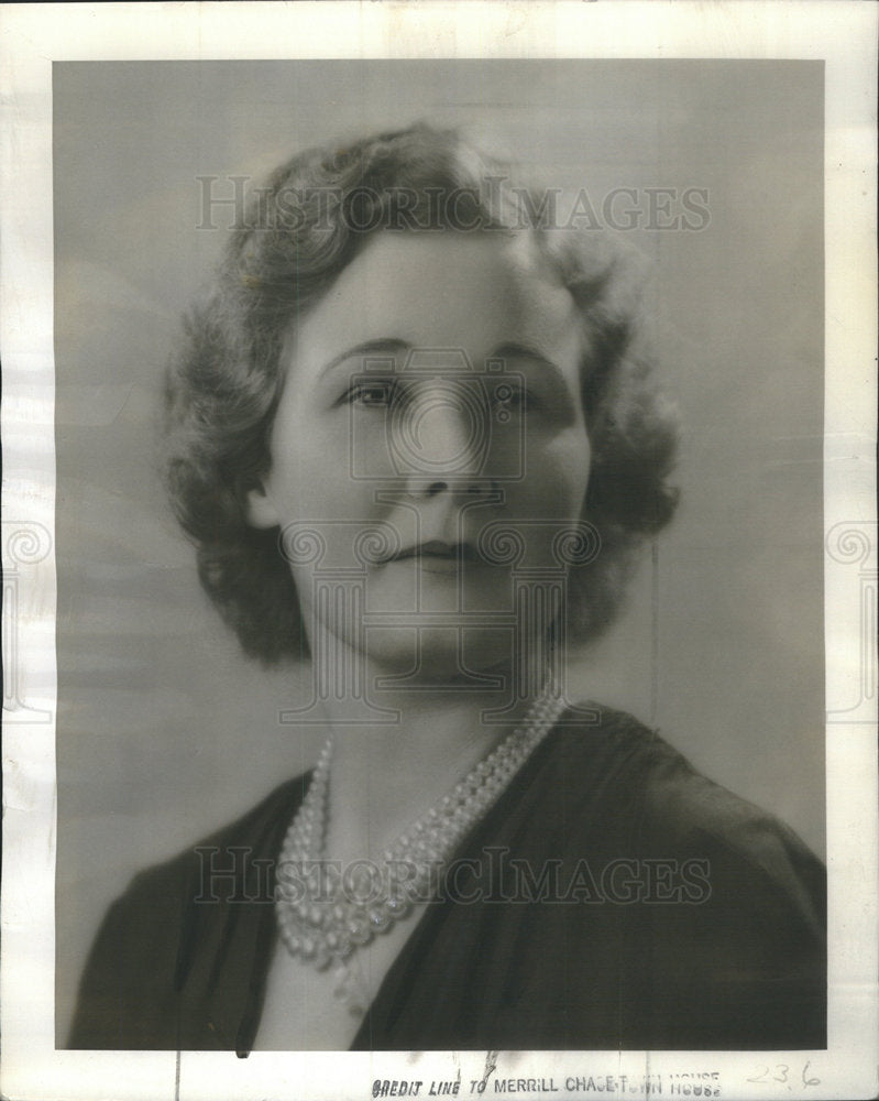 1946 Press Photo Mrs. Hugh Riddle Women's Athletic Club Director - Historic Images