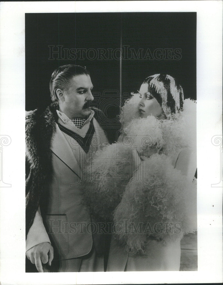 1985 Press Photo Twiggy Bruce McGill My One and Only - Historic Images