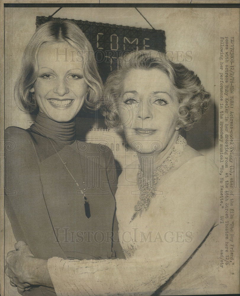 1972 Twiggy Film Actress The Boy Friend - Historic Images