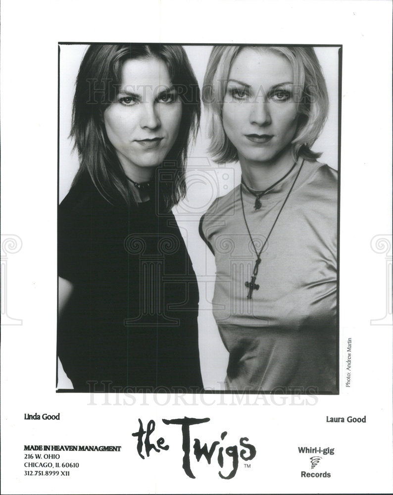 Press Photo The Twigs,Linda and Laura Good - Historic Images