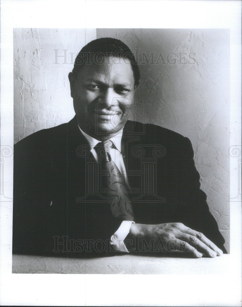 1990 Press Photo McCoy Tyner jazz pianist Philadelphia John Coltrane Quartet - Historic Images