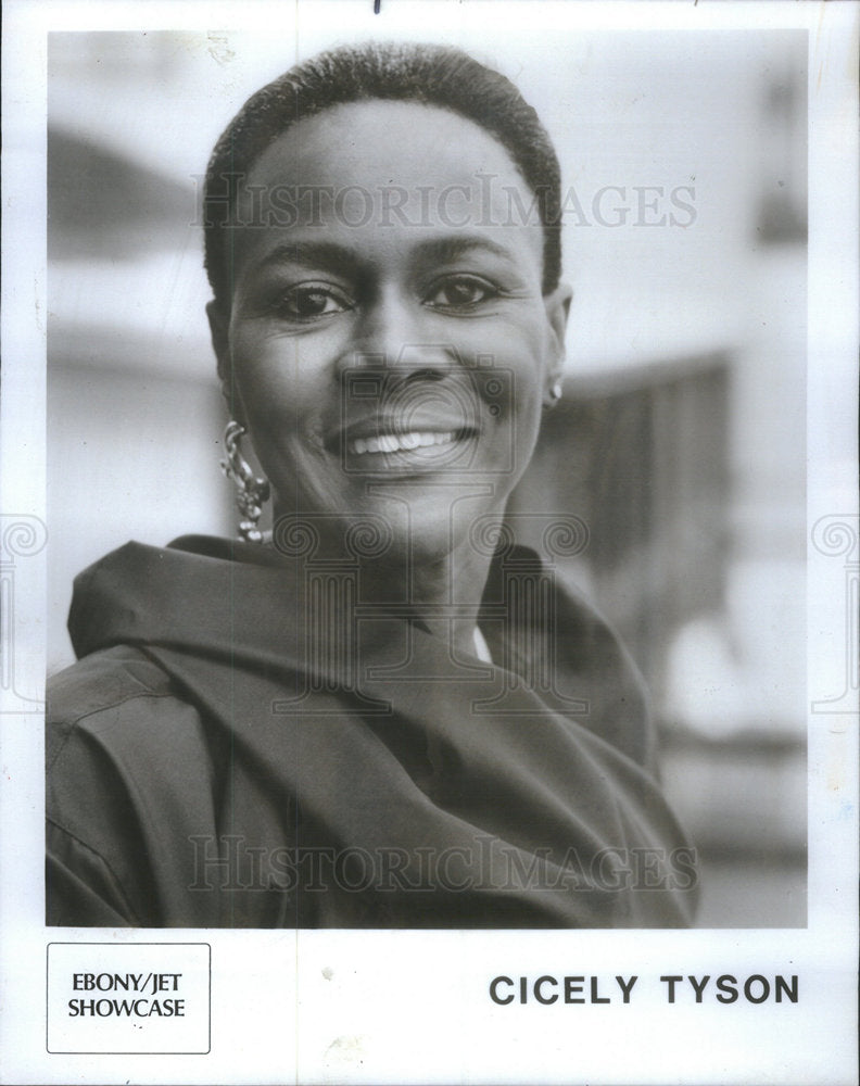 1987 Press Photo CICELY TYSON AMERICAN ACTRESS - Historic Images