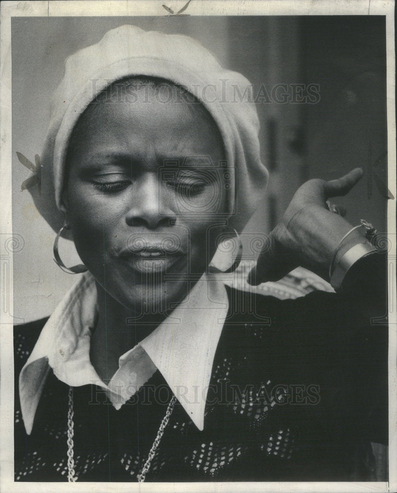 1972 Press Photo Actress Cicely Tyson in "Sounder" - Historic Images