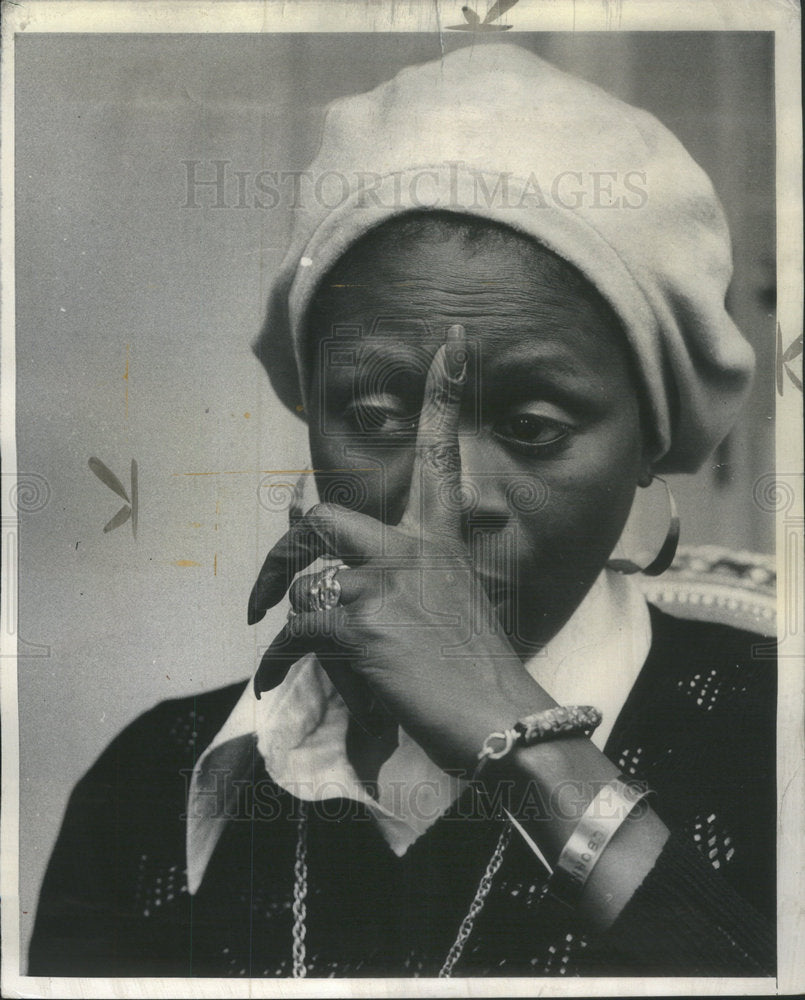 1972 Press Photo Actress Cicely Tyson Sounder - Historic Images