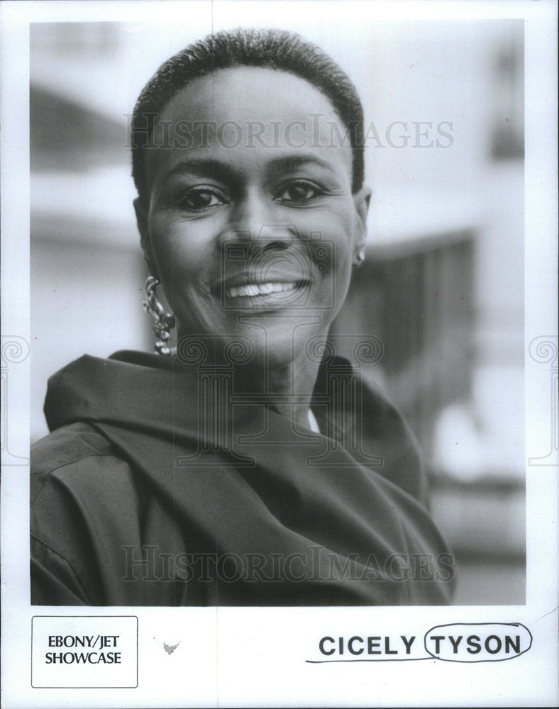1987 Press Photo CICELY TYSON AMERICAN ACTRESS - Historic Images