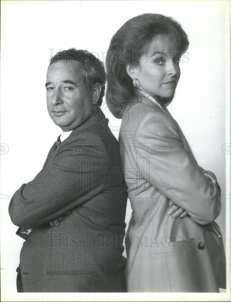 1987 Press Photo Michael Tucker and Jill Eikrnberry in "Assault and Matrimony" - Historic Images