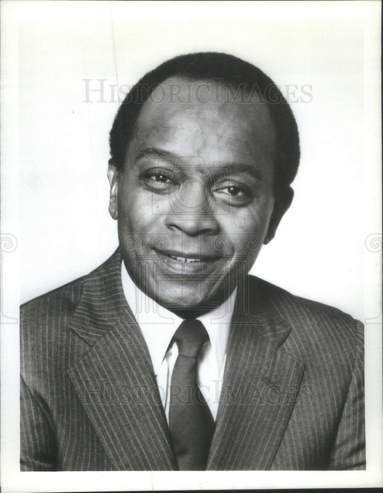 1984 Press Photo CBS News correspondent Lem Tucker presidential campaign 1984 - Historic Images