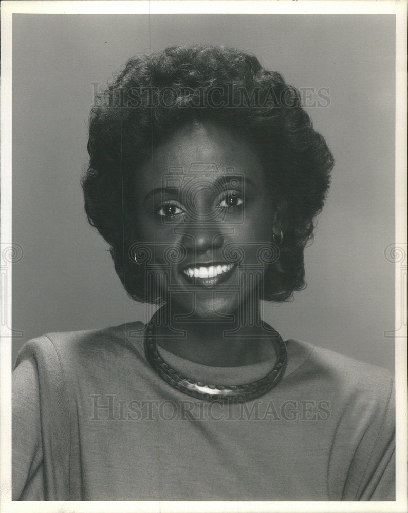 1985 Press Photo Dorothy Tucker WBBH TV Newsanchor - Historic Images