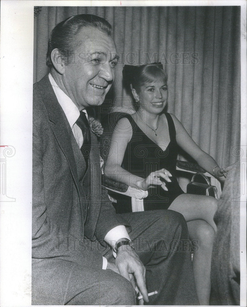 1969 Forrest Tucker wife Marilyn Chicago Boys Club event - Historic Images