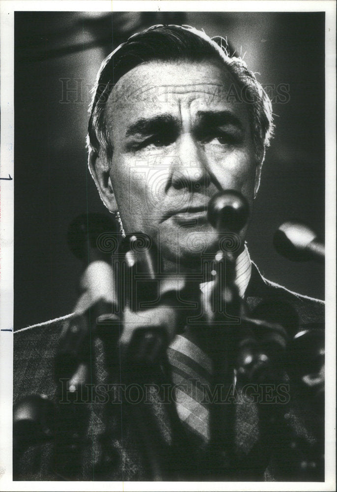 1977 Press Photo Administrator Stansfield Turner Council Foreign Relations - Historic Images