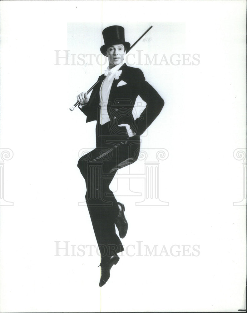 1987 Press Photo Thomas James Tommy Tune American Actor Dancer Singer Director - Historic Images