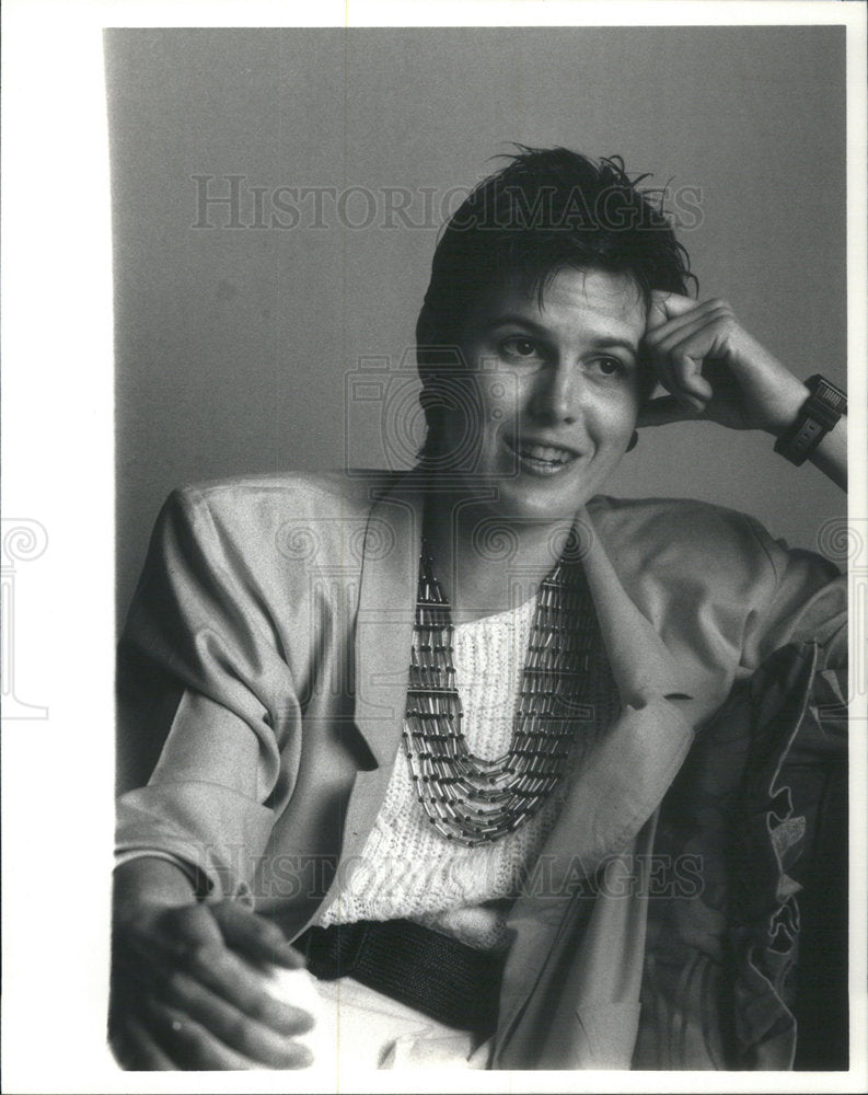 1987 Press Photo Dr Carol North,a former Catatonic schizophrenic,was cured - Historic Images