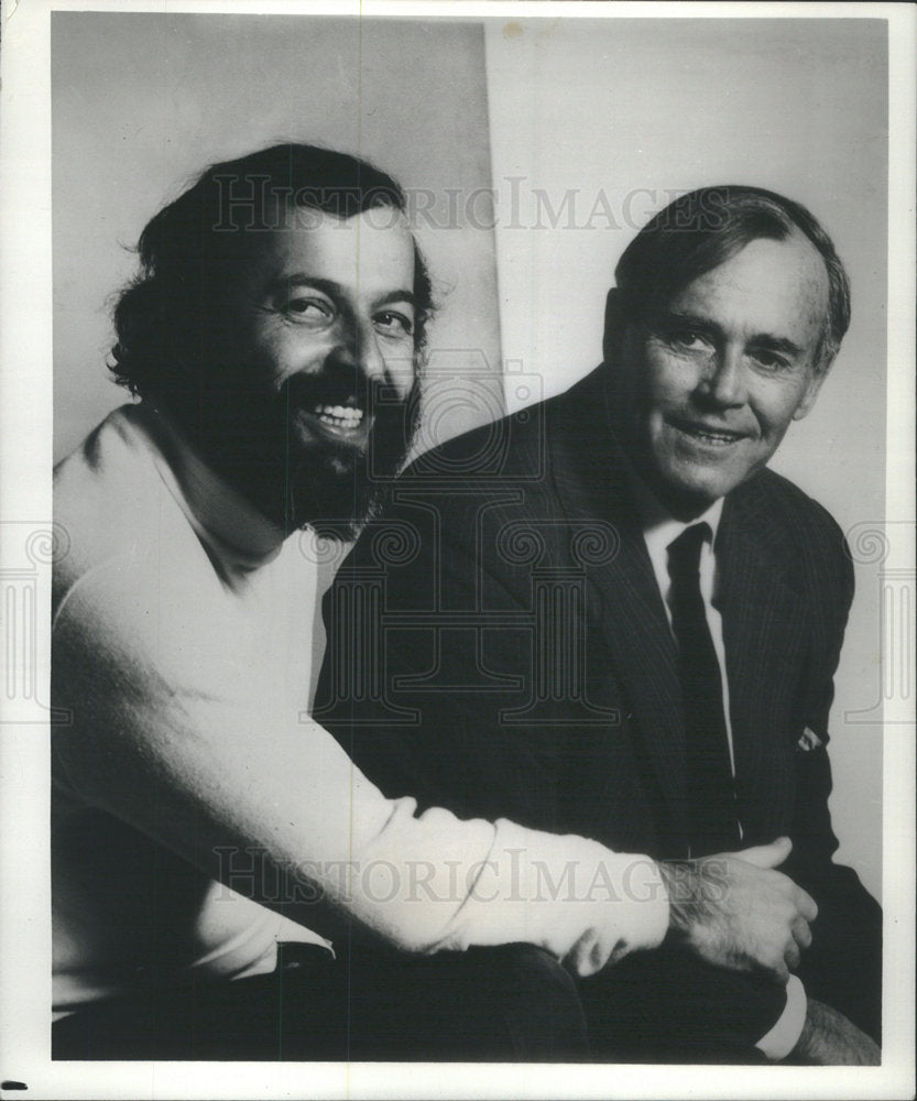 1975 David Rintels Playwright Clarence Darrow Henry Fonda Actor - Historic Images